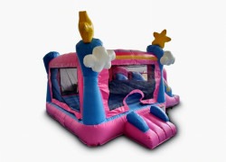 Toddler20Unit 1706672585 Mini Enchanted Bounce House Slide Combo for 5 and under