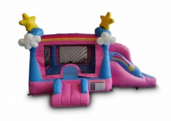Mini Enchanted Bounce House Slide Combo for 5 and under