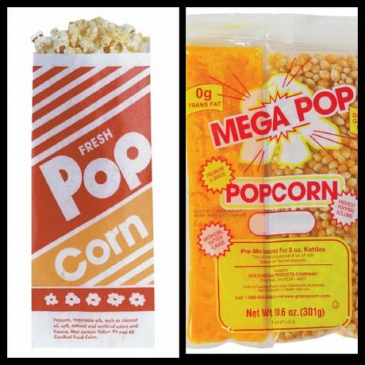 Popcorn Supplies -25 servings
